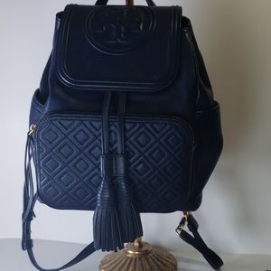 Tory burch Fleming Backpack Royal Navy